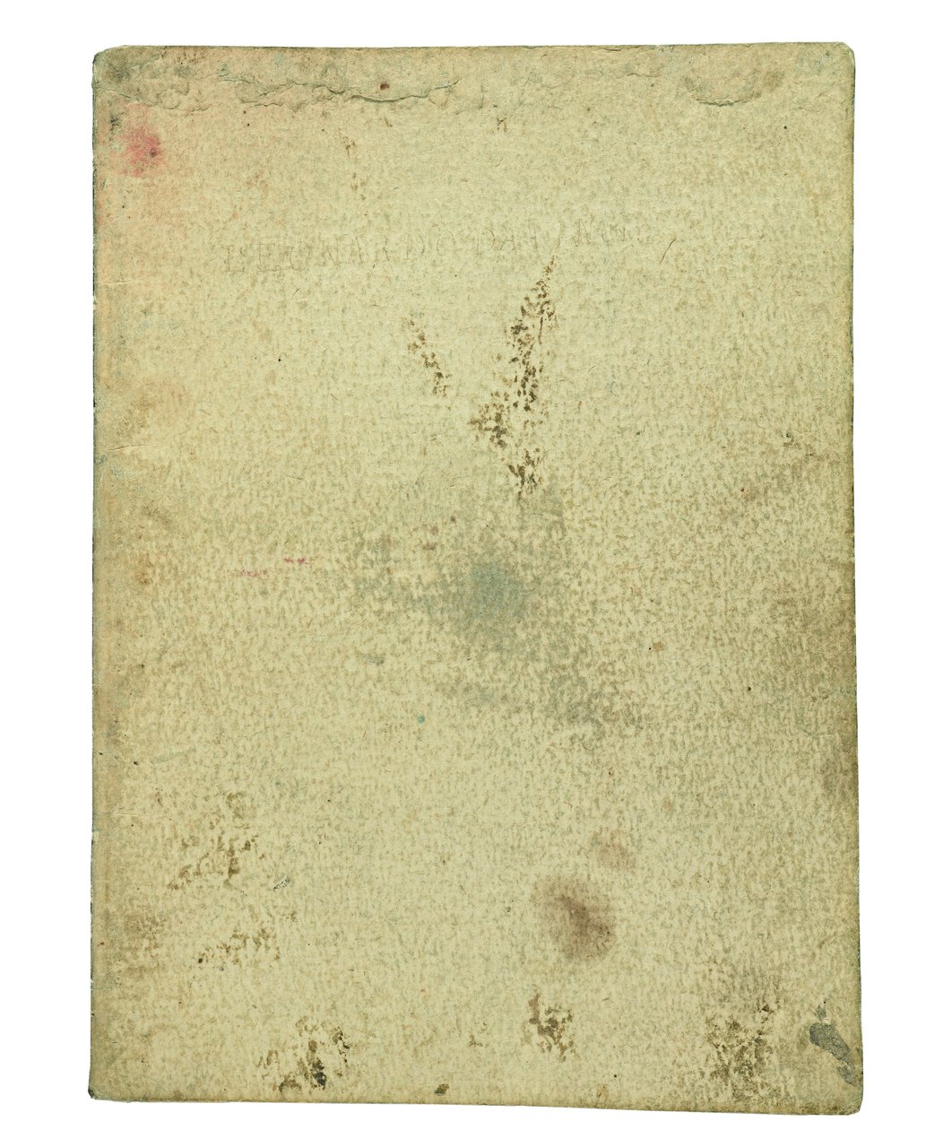 Kódex a madarak repüléséről, I. véglap alkotó: Leonardo da Vinci