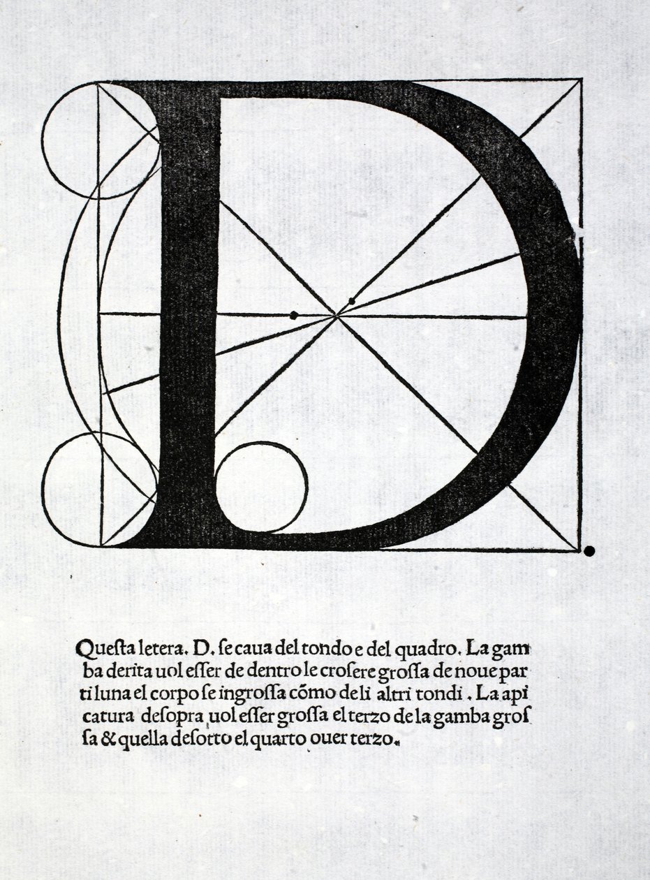 D, Luca Pacioli (kb. 1445-1517) „Divina Proportione” illusztrációja, eredetileg pub. Velence, 1509 alkotó: Leonardo da Vinci