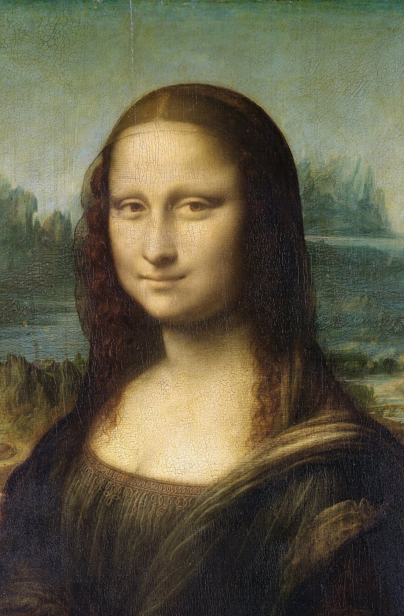 A Mona Lisa részlete, 1503-6 alkotó: Leonardo da Vinci
