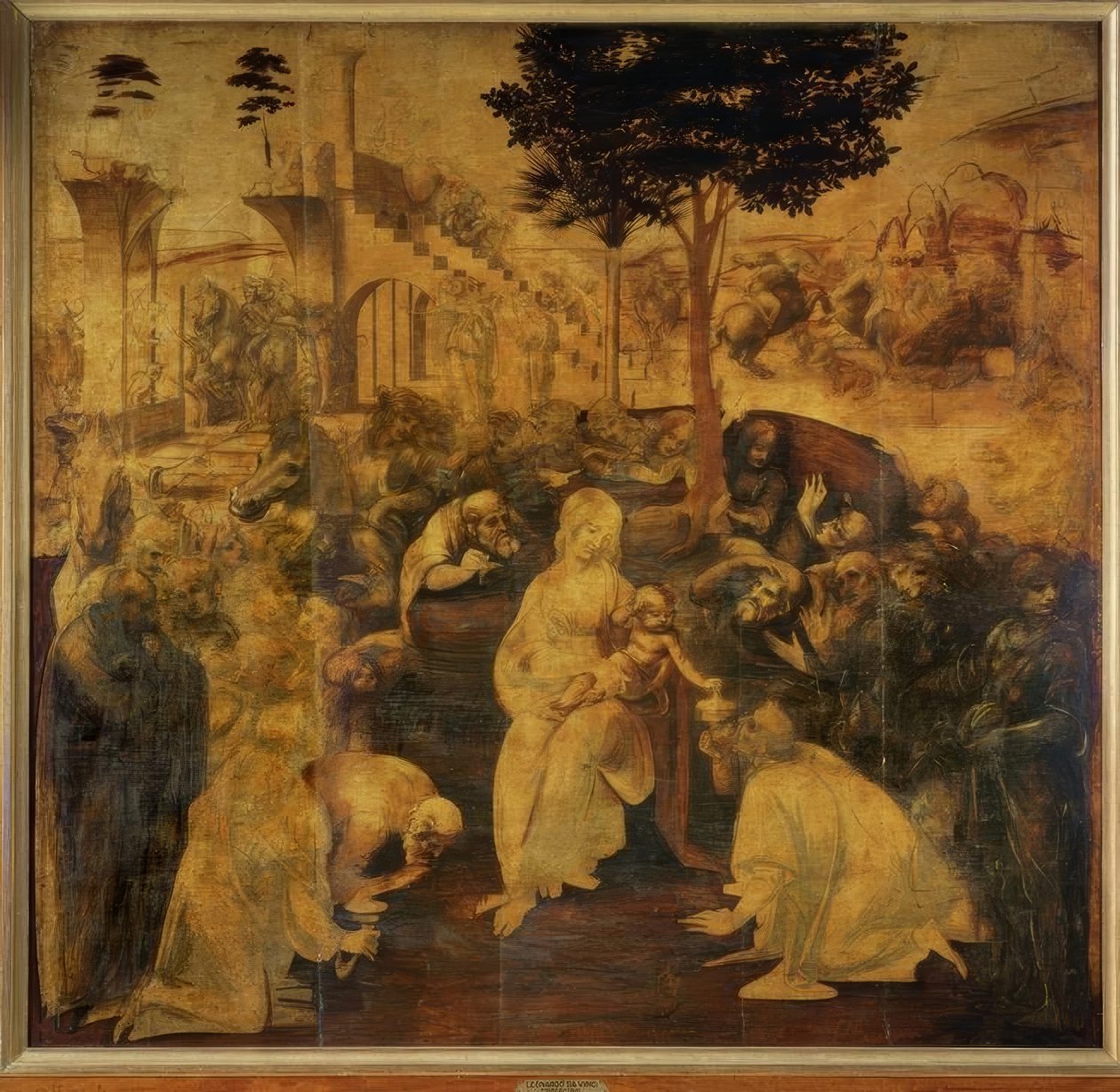 A mágusok imádása alkotó: Leonardo da Vinci