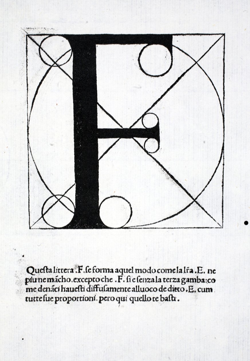 F, Luca Pacioli (c.1445-1517) „Divina Proportione” illusztrációja, eredetileg pub. Velence, 1509 alkotó: Leonardo da Vinci