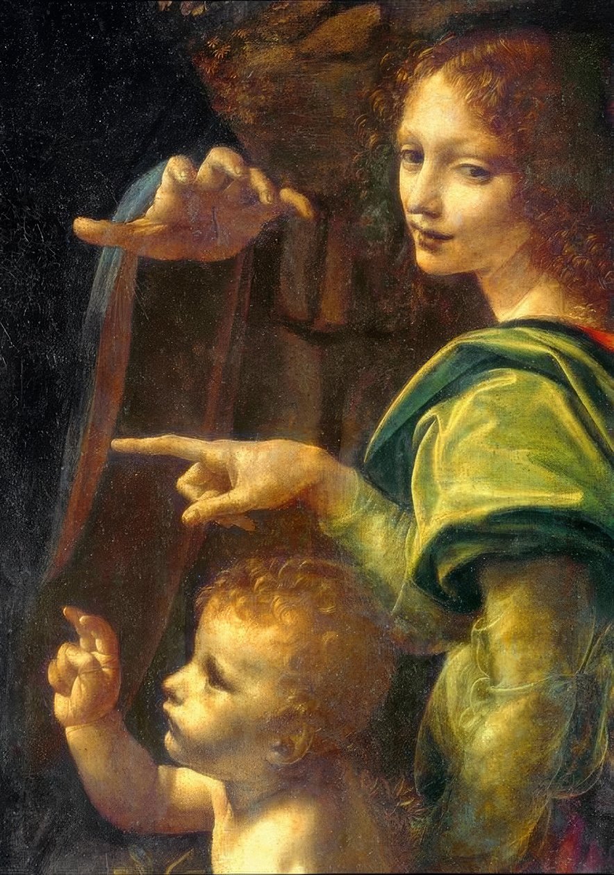 Rock Grotto Madonna alkotó: Leonardo da Vinci