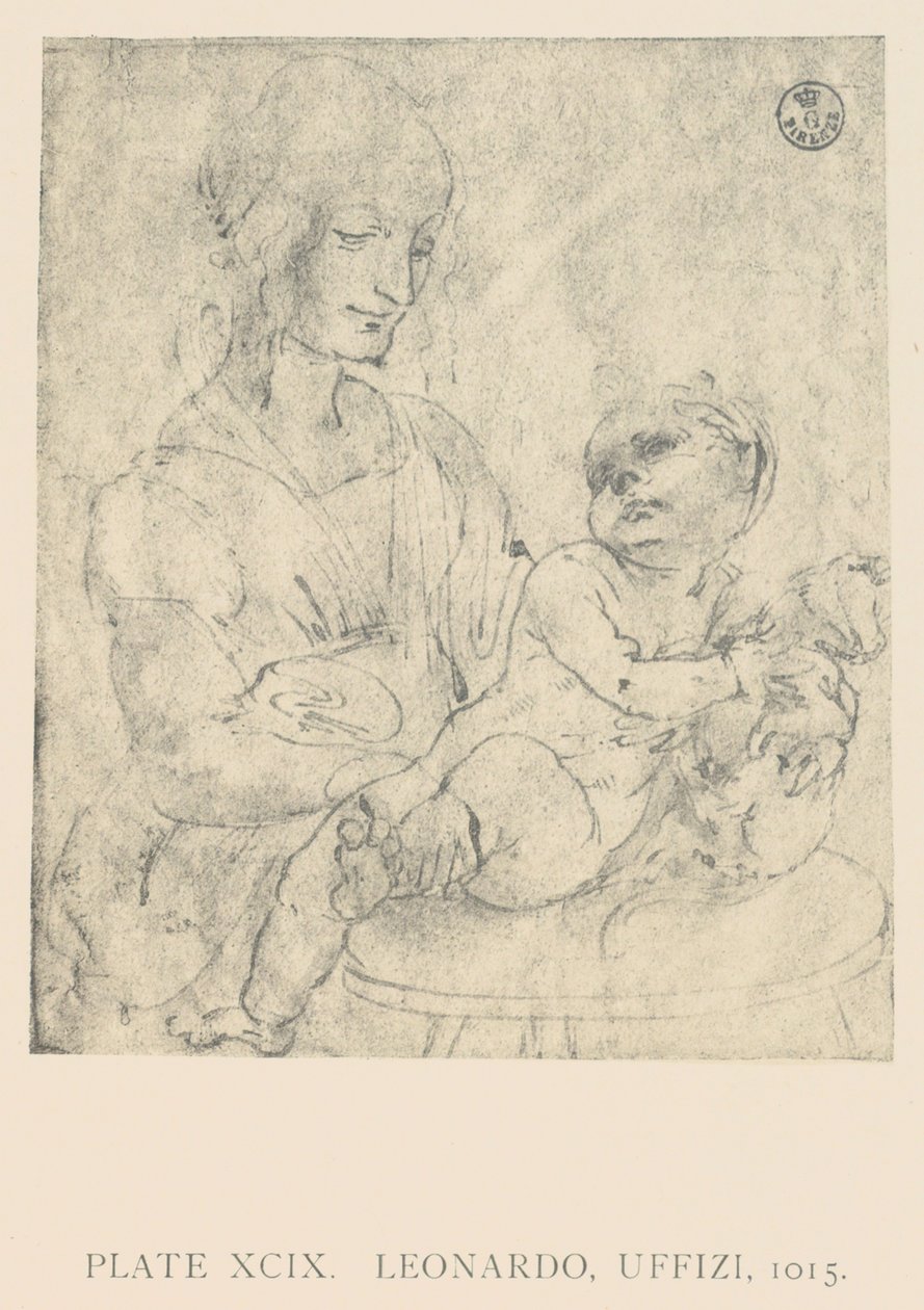 A Szűz és gyermek cicát simogató, Leonardo da Vinci rajza, amelyet az Uffizi Galériában őriznek (az előlap a 421 E r. Leltári szám alatt található), része a művész e témában készített munkáinak. alkotó: Leonardo da Vinci