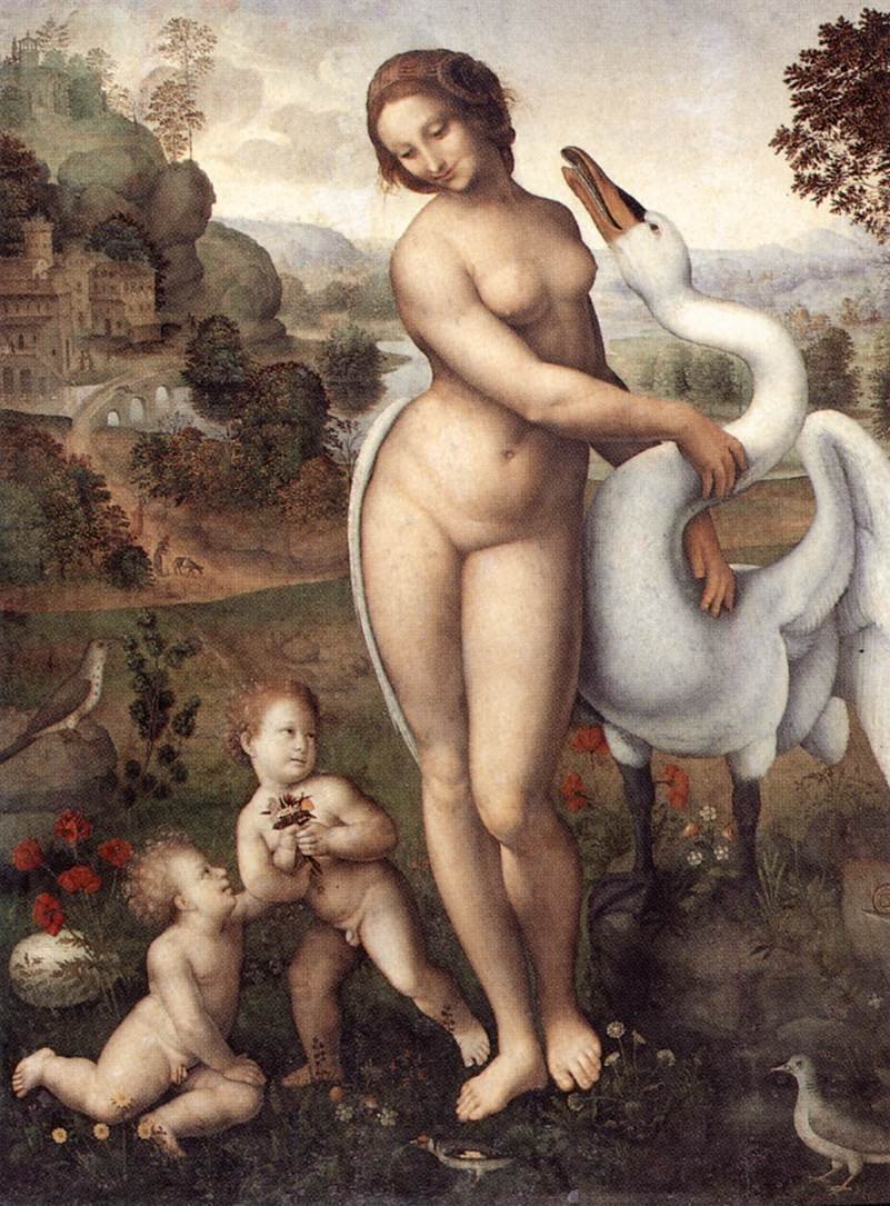 Léda és a hattyú alkotó: Leonardo da Vinci