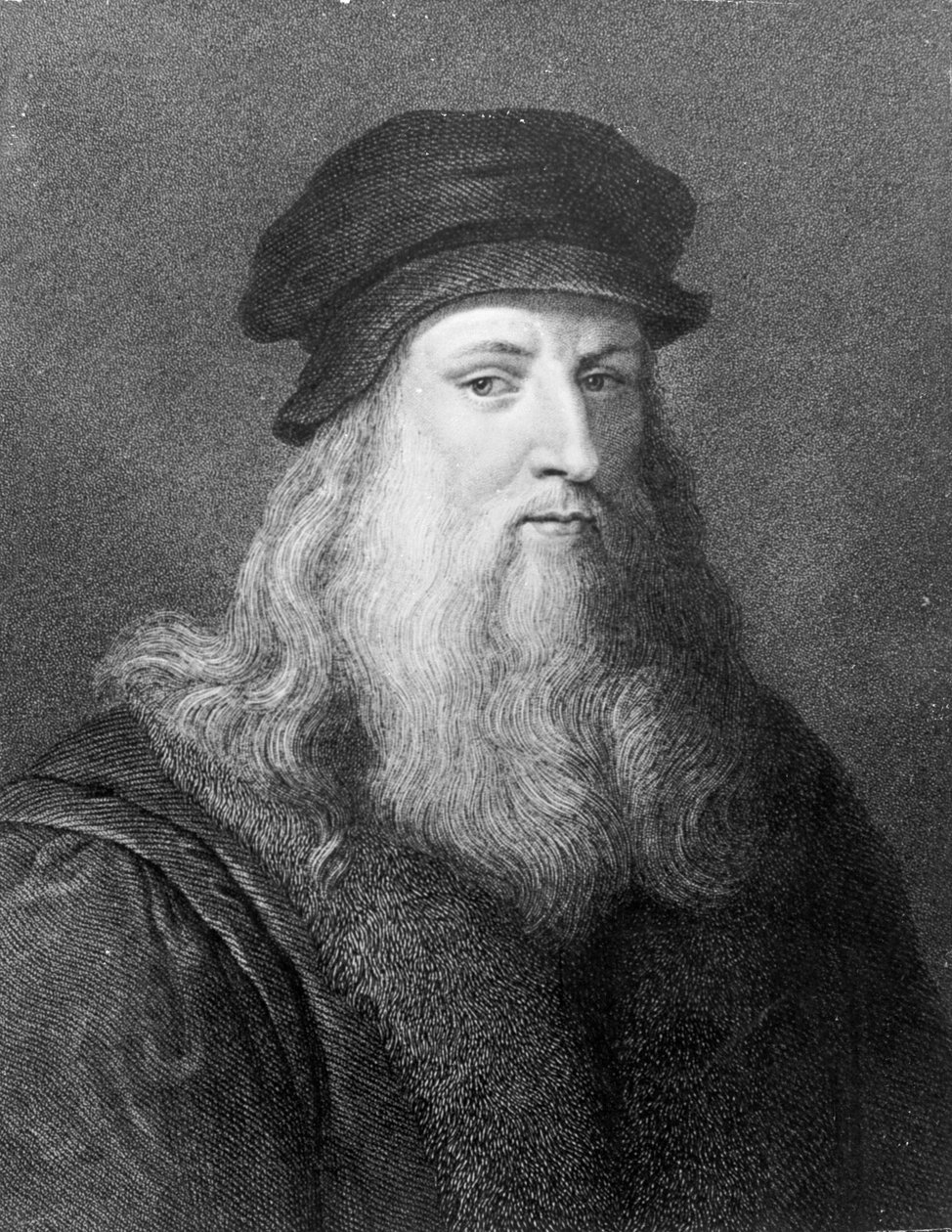 Leonardo da Vinci, Raphael Morghen metszete, 1817 alkotó: Leonardo da Vinci
