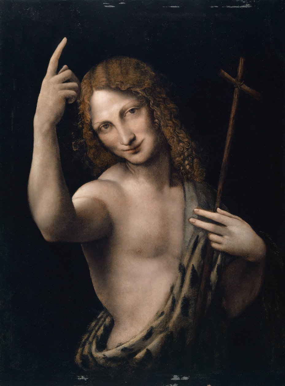 Keresztelő Szent János, 1505-07 alkotó: Leonardo da Vinci