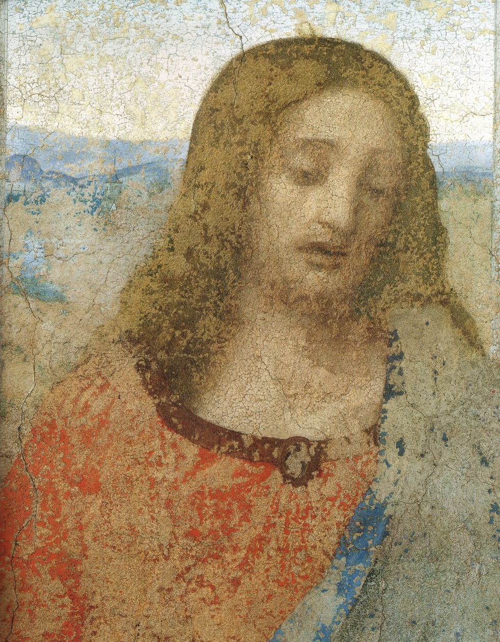 Az utolsó vacsora - Részletek alkotó: Leonardo da Vinci