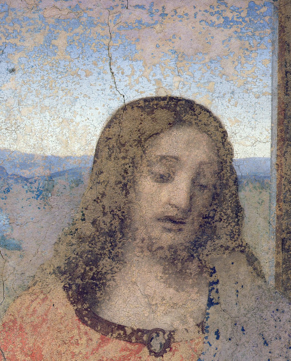 Az utolsó vacsora, 1495-97 (restaurálás után) (161739 részlet) alkotó: Leonardo da Vinci