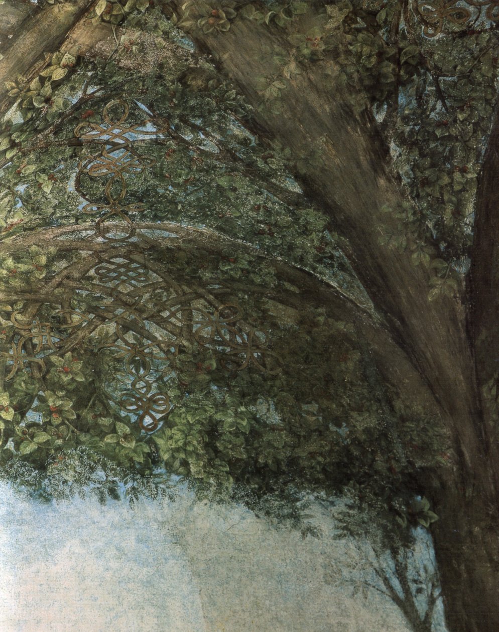 a Sala delle tengely díszítése a Sforza -kastélyban alkotó: Leonardo da Vinci
