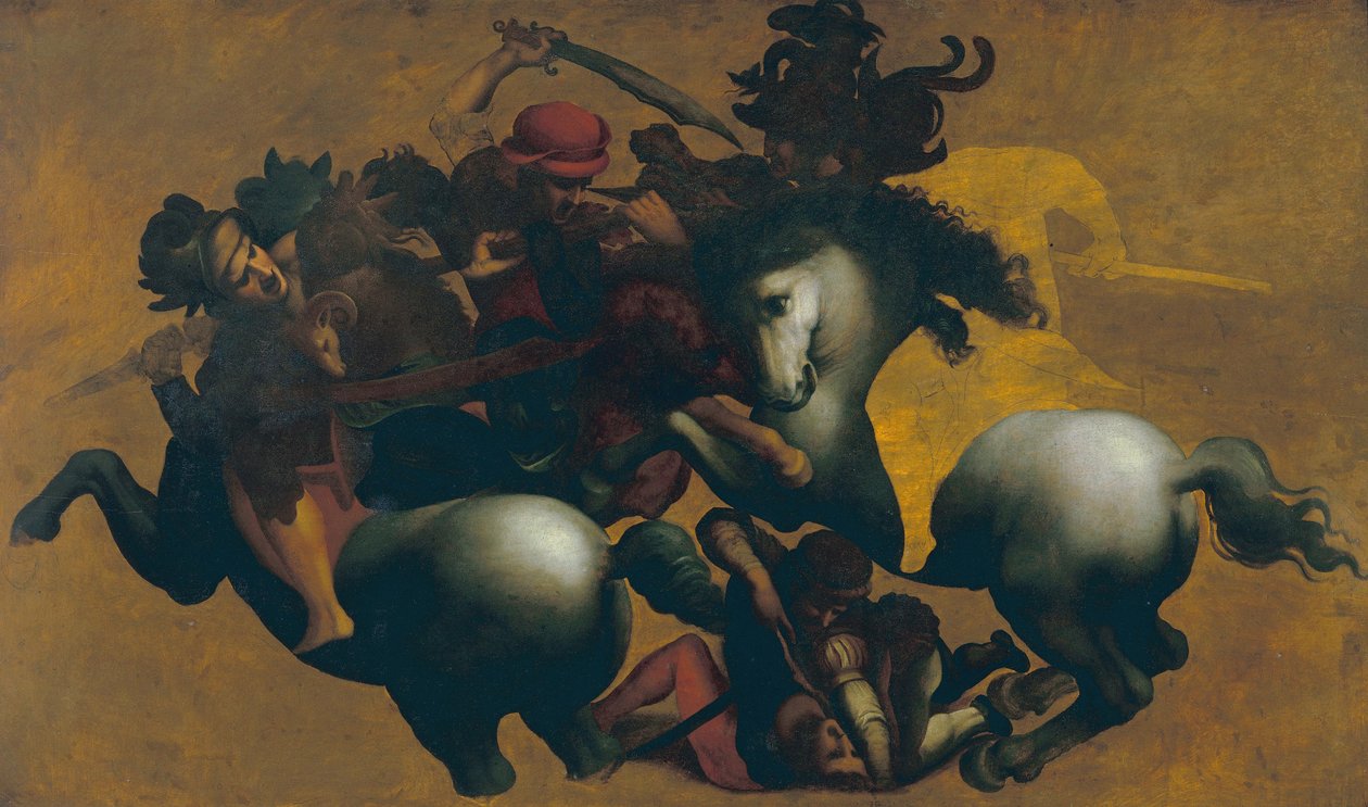 Anghiari csata, 1560 körül alkotó: Leonardo da after Vinci