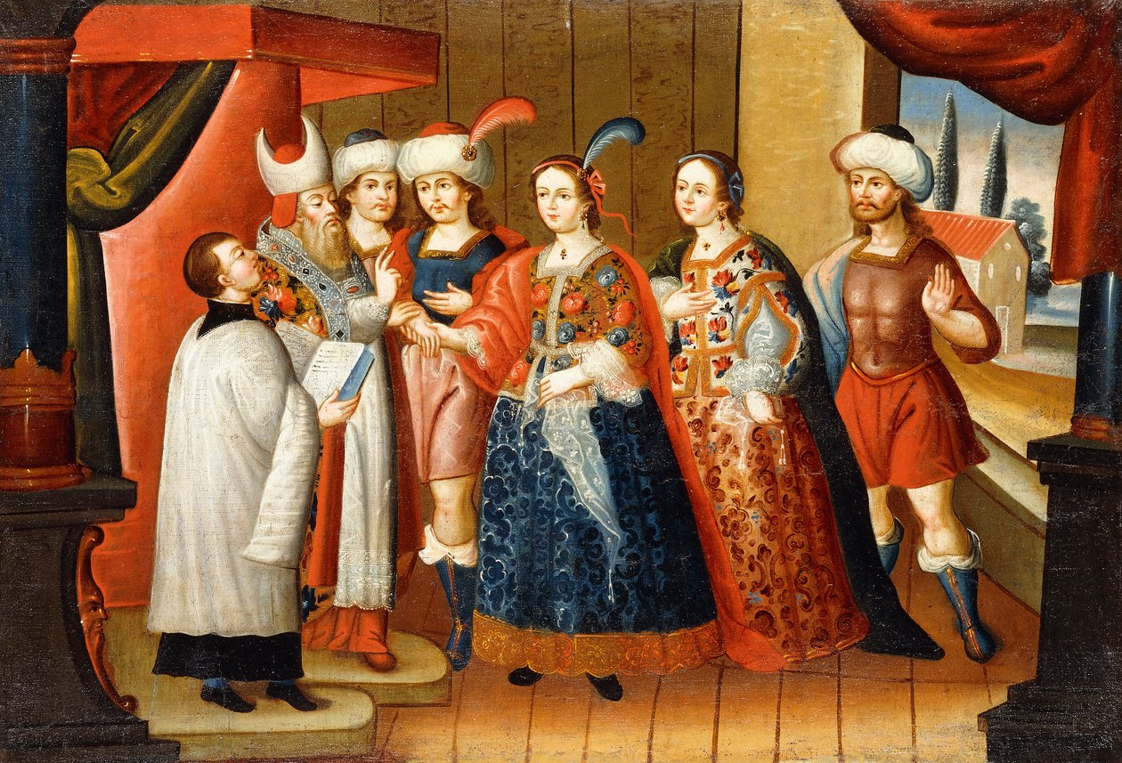Dávid király házassága alkotó: Leonardo Flores