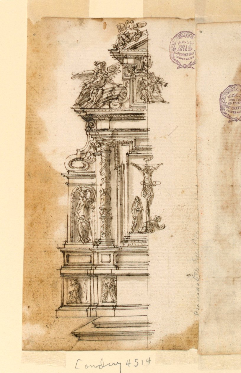 Oltár tervezése alkotó: Leonardo Scaglia