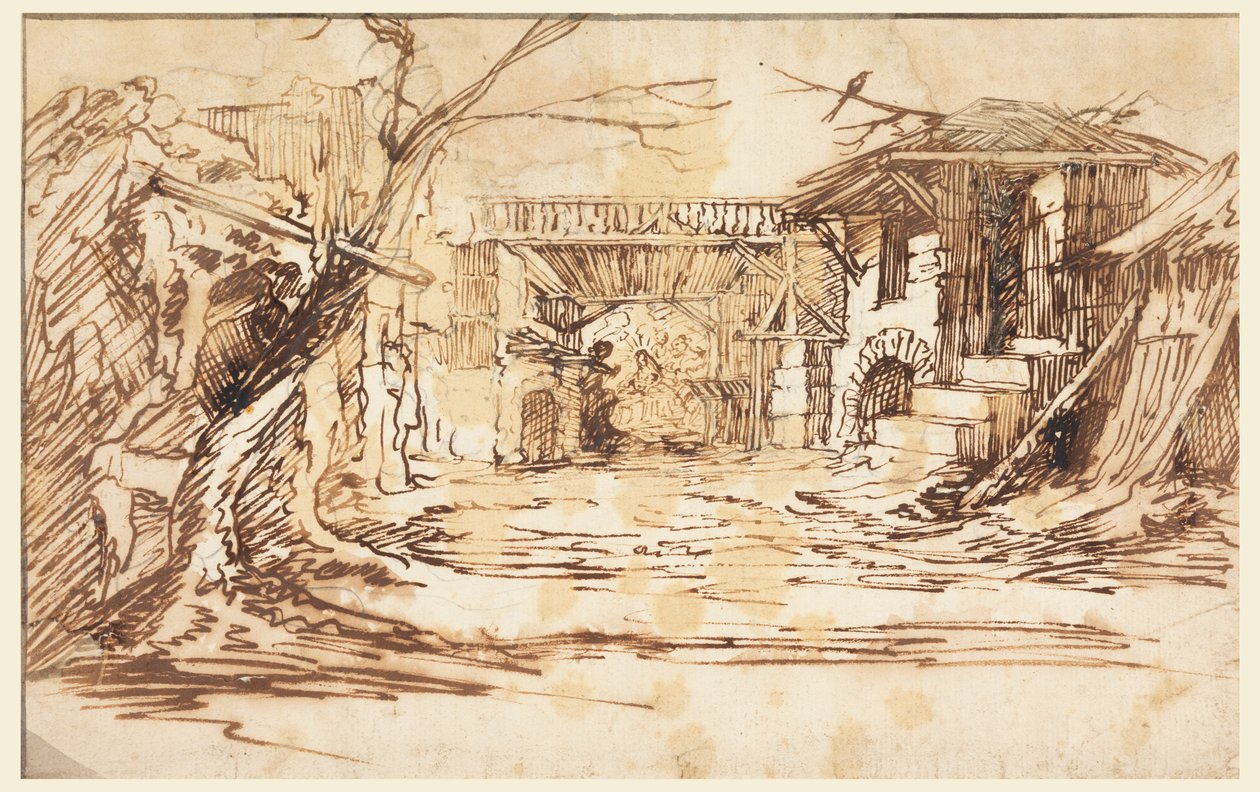 Készlet karácsonyi bölcsődébe (születés) alkotó: Leonardo Scaglia