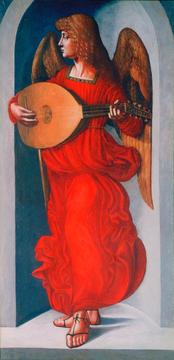 Piros angyal lanttal, 1490-1499 alkotó: Leonardo da Vinci