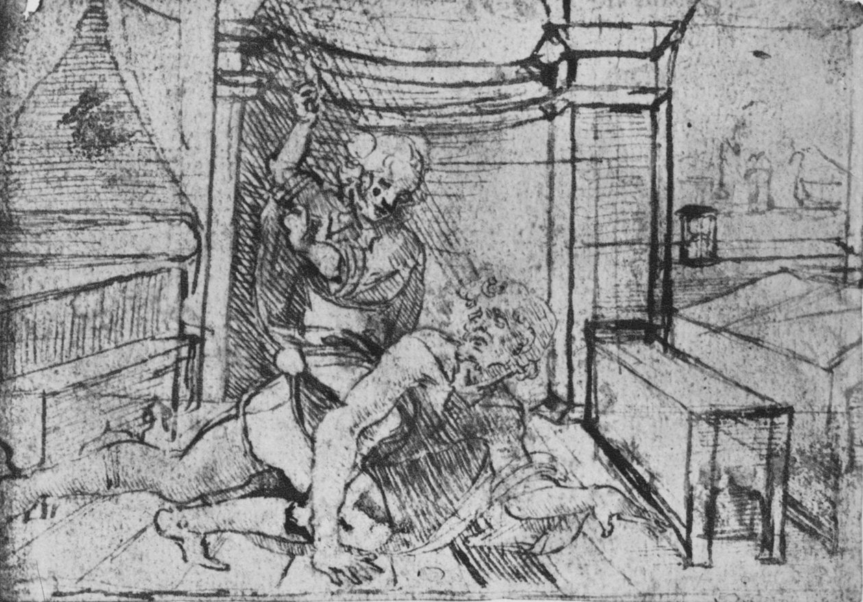 Arisztotelész és Phyllis, 1480, 1945 alkotó: Leonardo da Vinci
