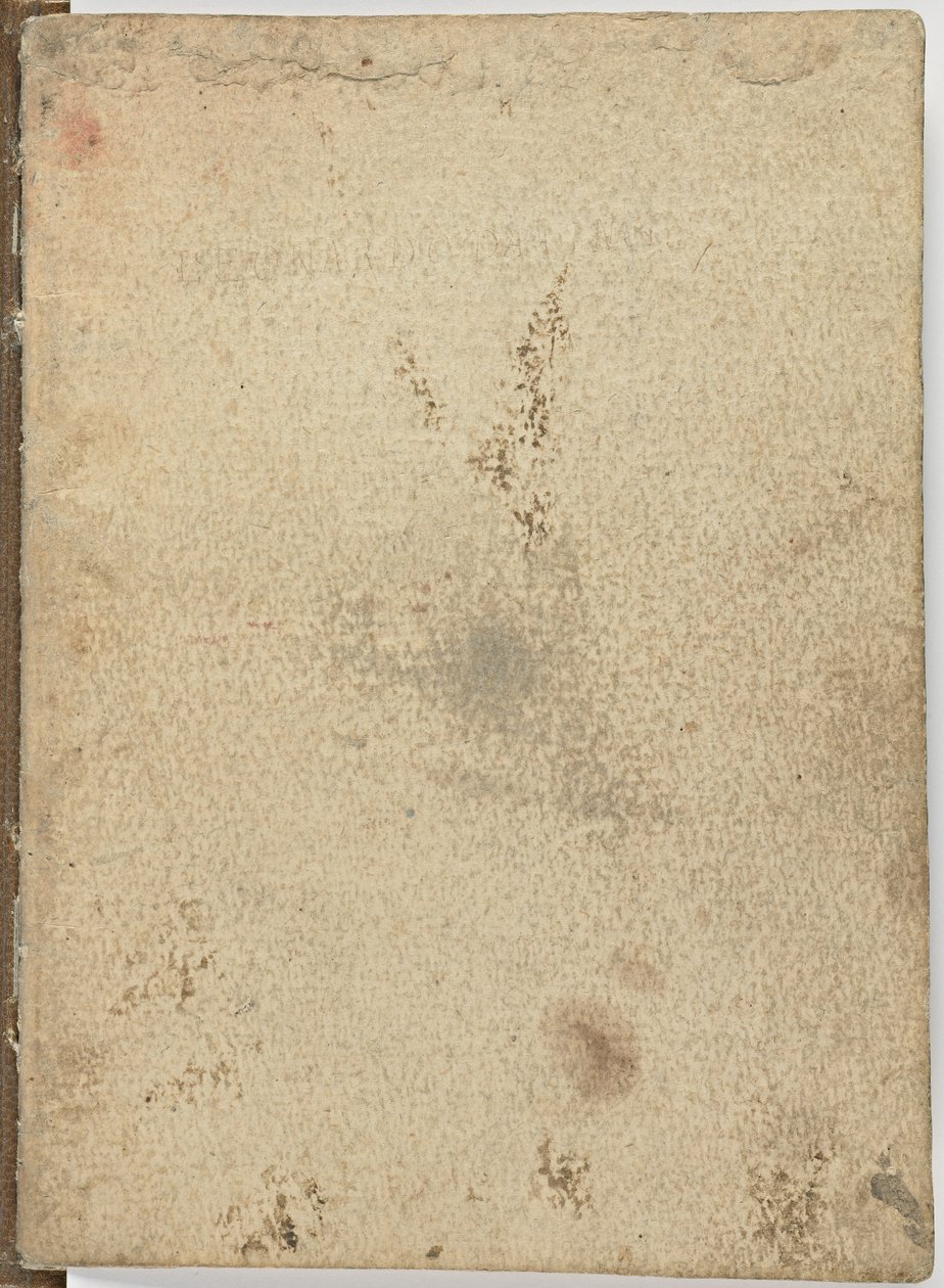 Kód a madarak repüléséről, c. 1505-06, papír kézirat, cc. 18, I. borító alkotó: Leonardo da Vinci