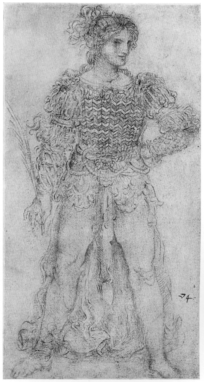 Jelmeztanulmány, 1954 alkotó: Leonardo da Vinci