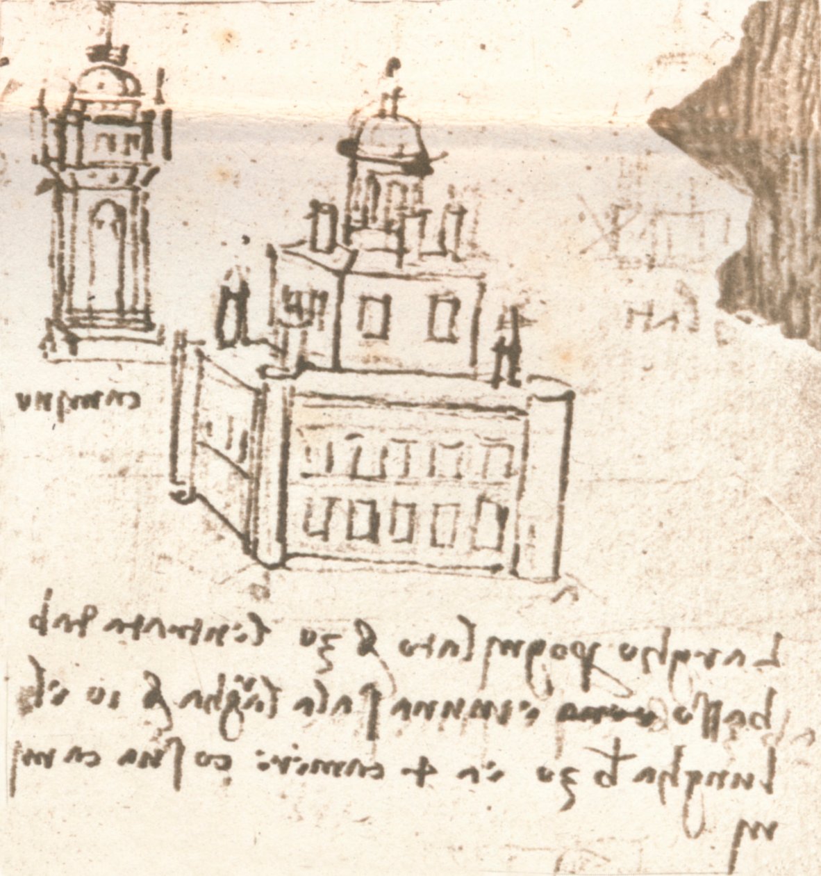 Kastélyok és villák projektjei, c1472-c1519 1883 alkotó: Leonardo da Vinci