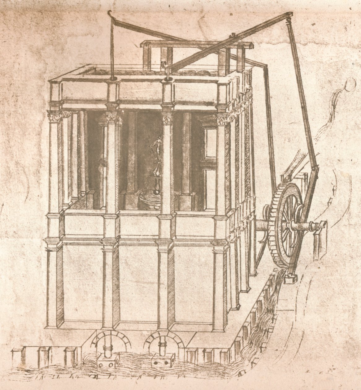 Kastélyok és villák projektjei, c1472-c1519 1883 alkotó: Leonardo da Vinci