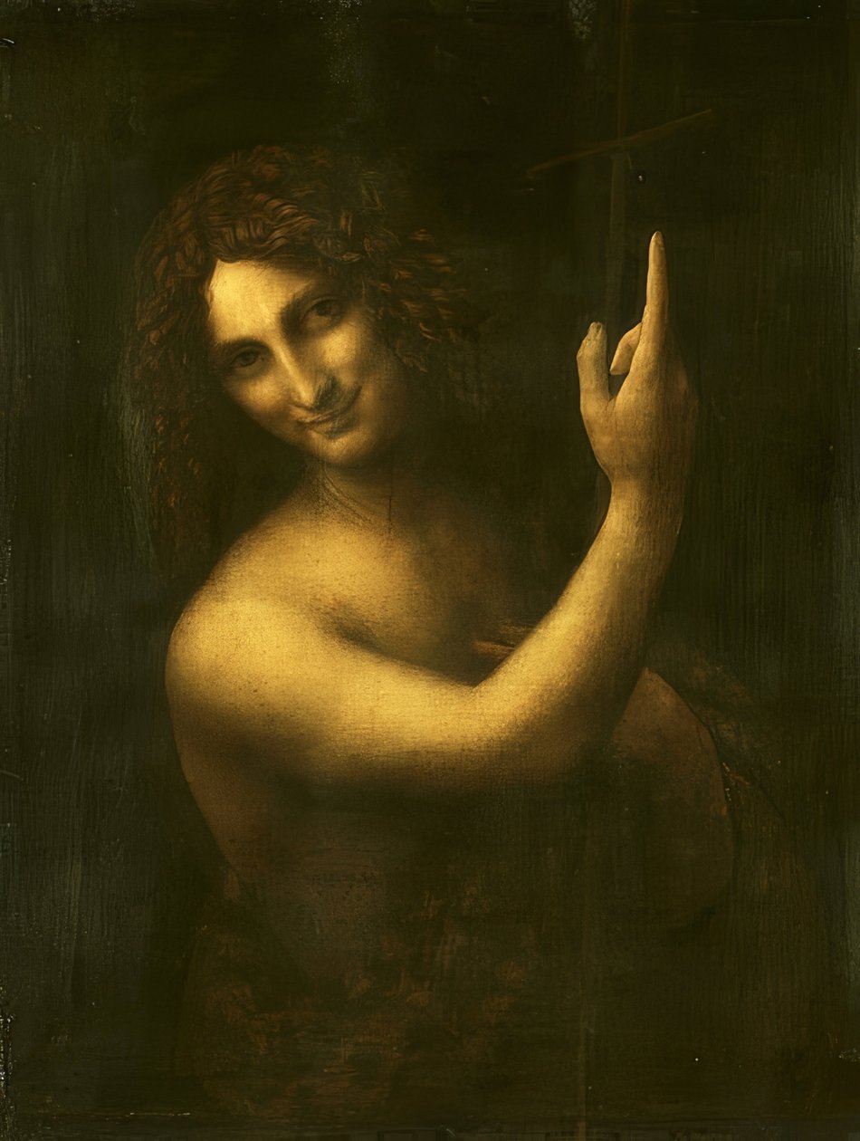 Keresztelő János. 1513/16 alkotó: Leonardo da Vinci
