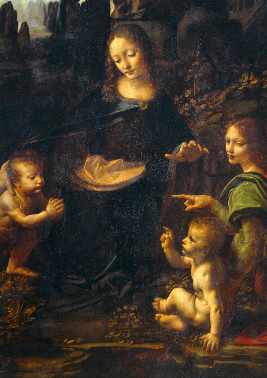 La Vierge aux rochers - A sziklák Madonnája ... alkotó: Leonardo da Vinci