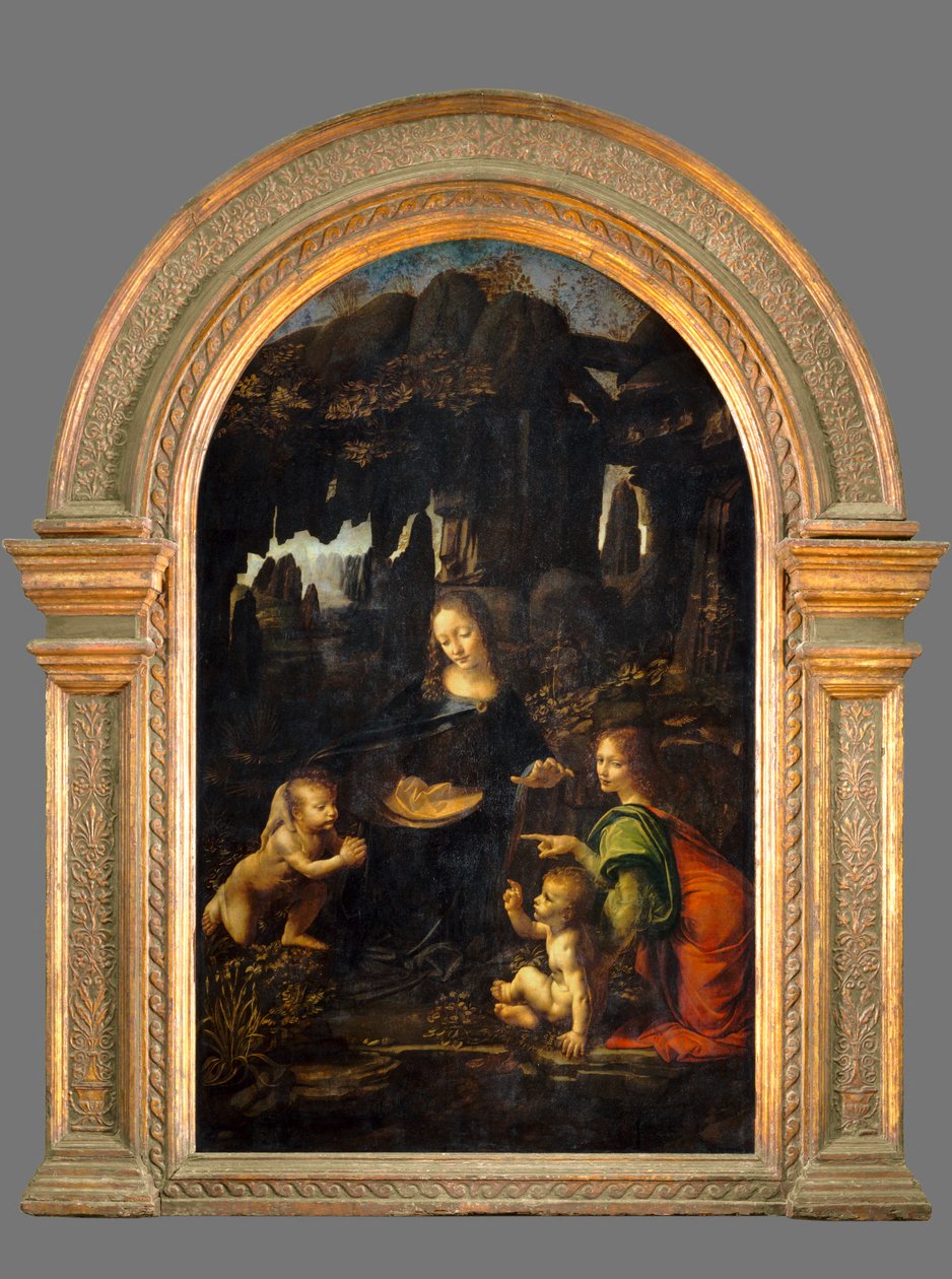 La Vierge aux rochers - A sziklák Madonnája ... alkotó: Leonardo da Vinci