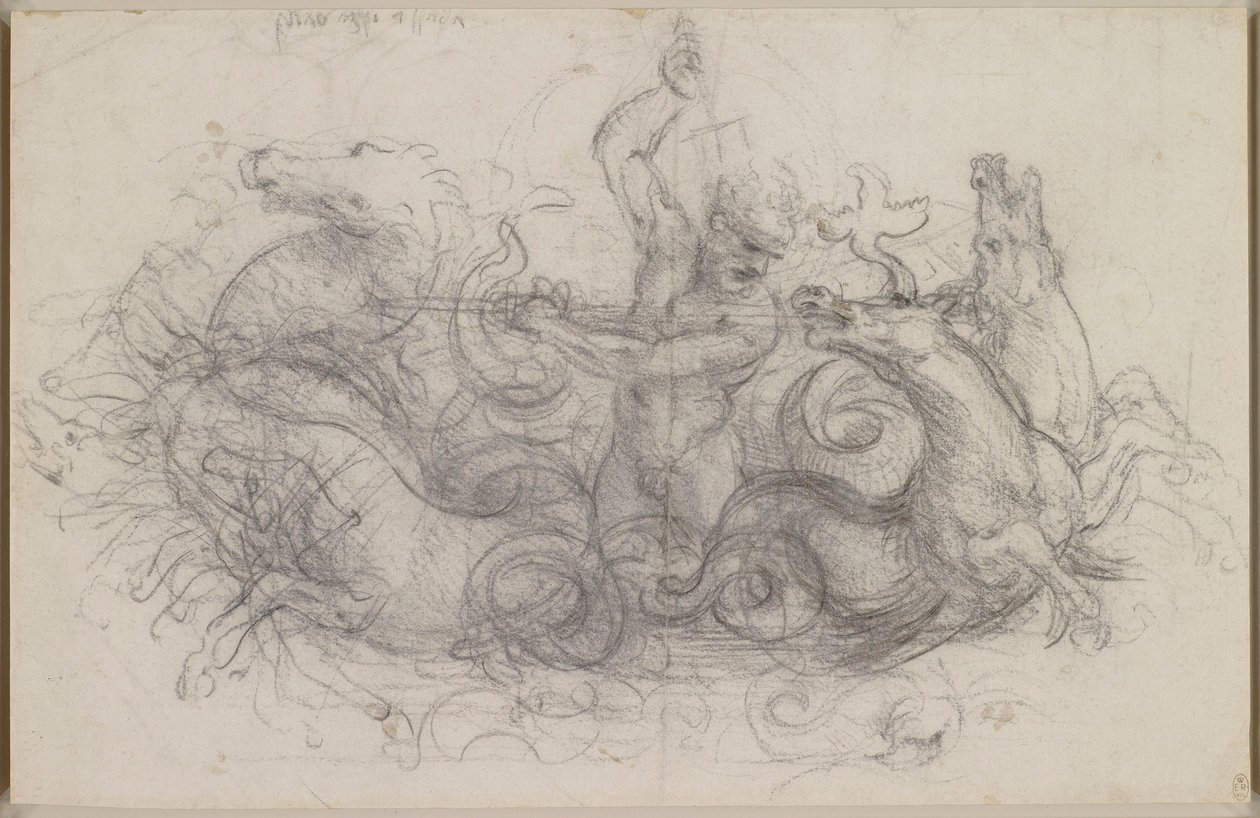 Leonardo da Vinci - Neptunusz, 1504-5 körül alkotó: Leonardo da Vinci