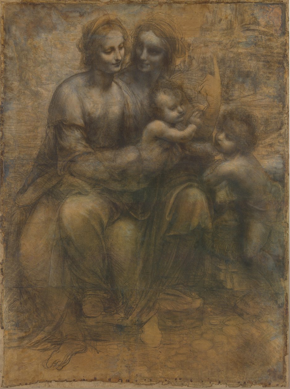 Szűz a gyermekkel és Szent Anna alkotó: Leonardo da Vinci