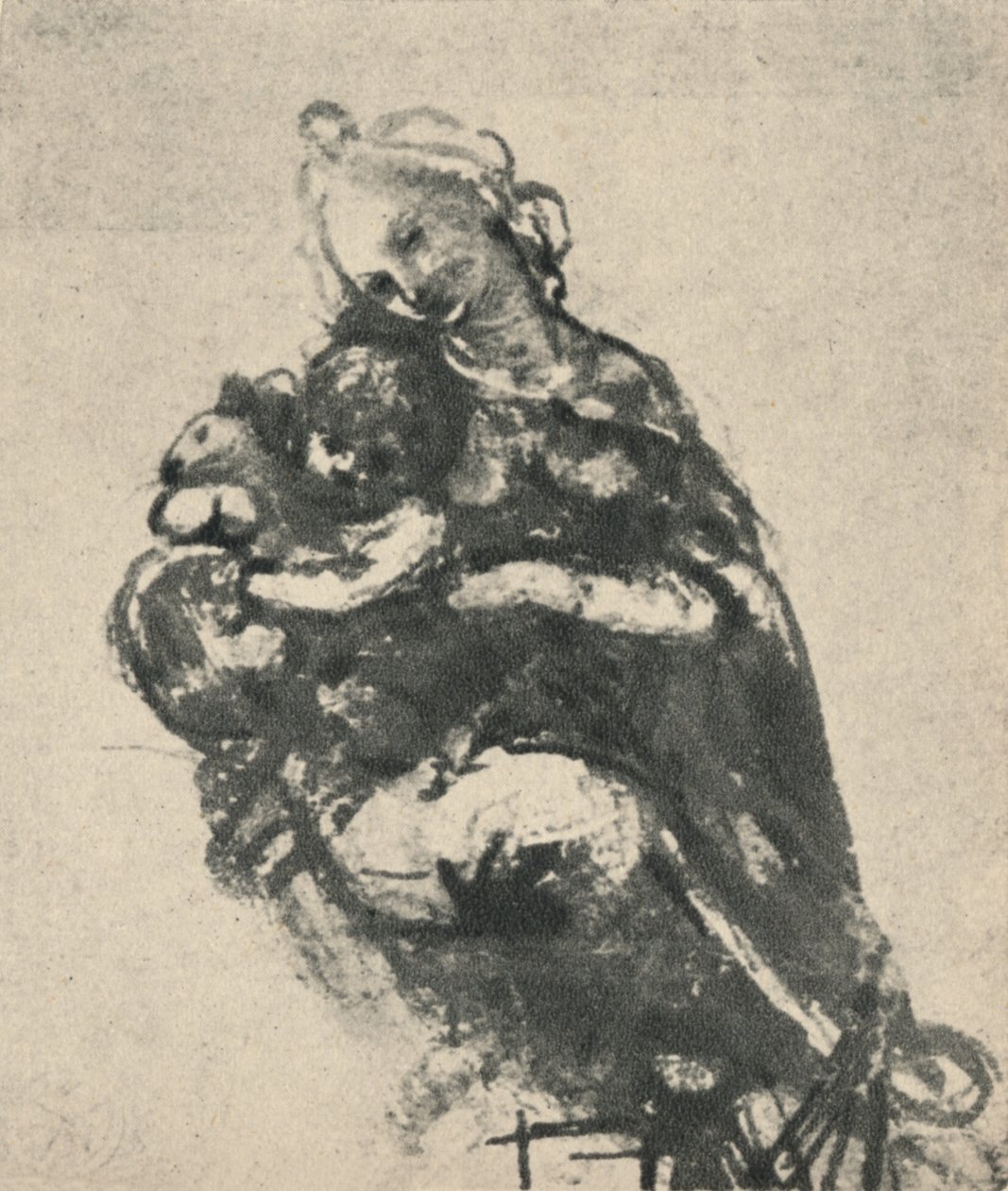 Madonna és gyermek macskával, c1475 1945 alkotó: Leonardo da Vinci