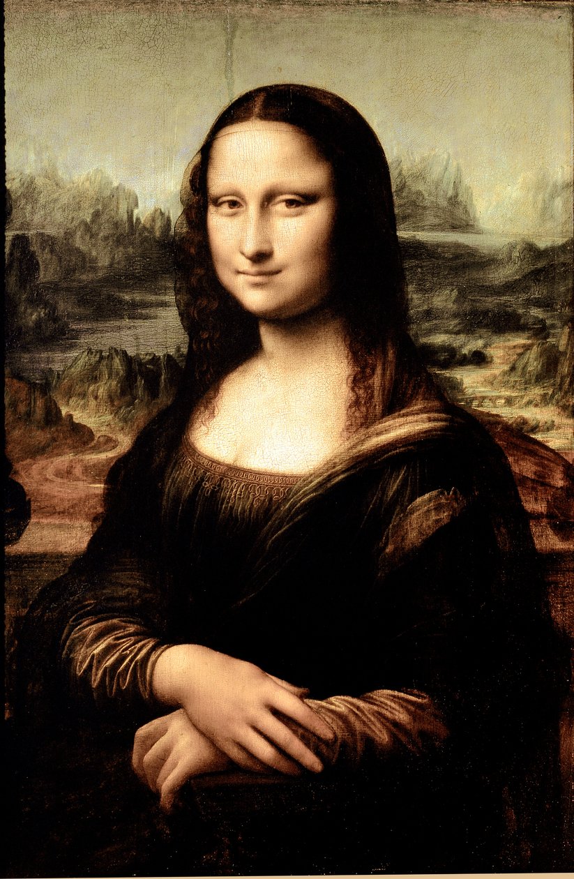 Mona Lisa, 1503-6 körül (olaj, panel) alkotó: Leonardo da Vinci