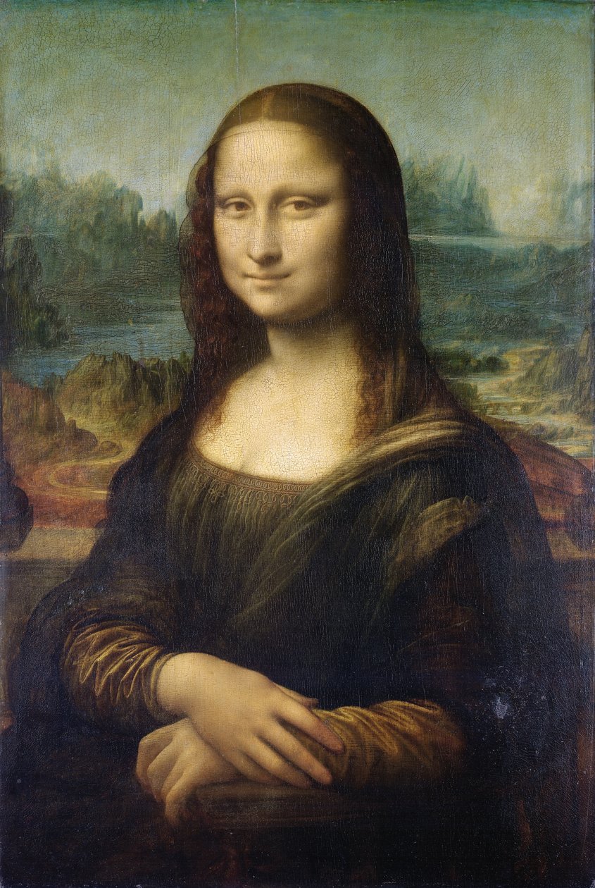 Mona Lisa, c.1503-6 (olaj, panel) alkotó: Leonardo da Vinci