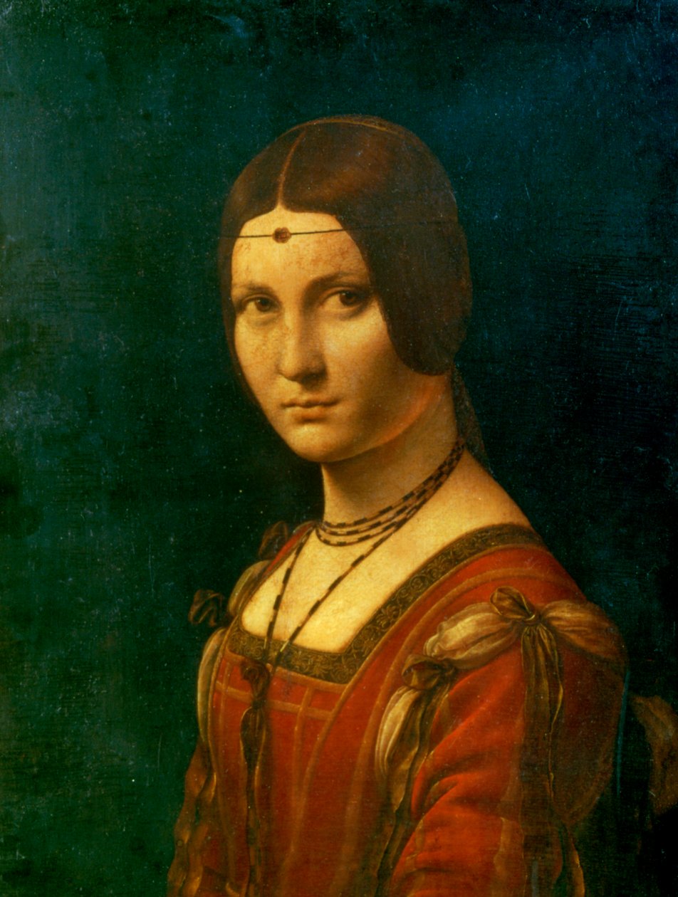 Egy ismeretlen nő portréja La Belle Ferroniere, c1490 alkotó: Leonardo da Vinci
