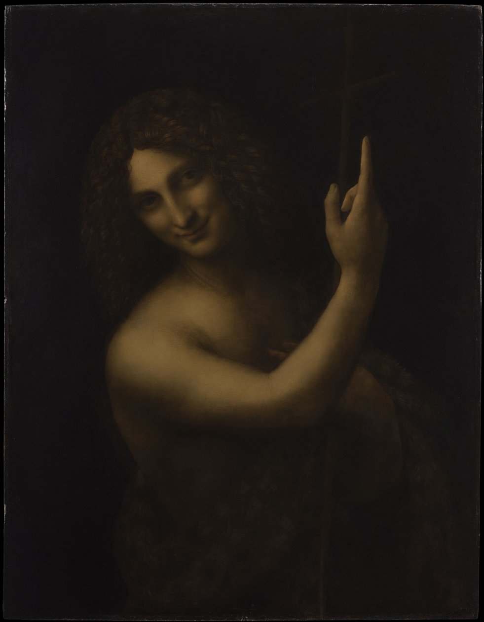 Keresztelő Szent János, 1513-1516. alkotó: Leonardo da Vinci