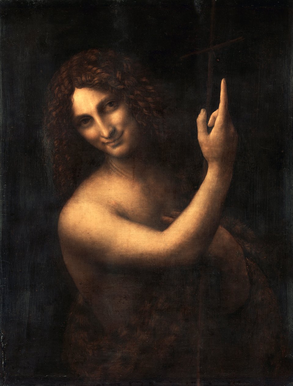 Keresztelő Szent János, 1513-1516 alkotó: Leonardo da Vinci