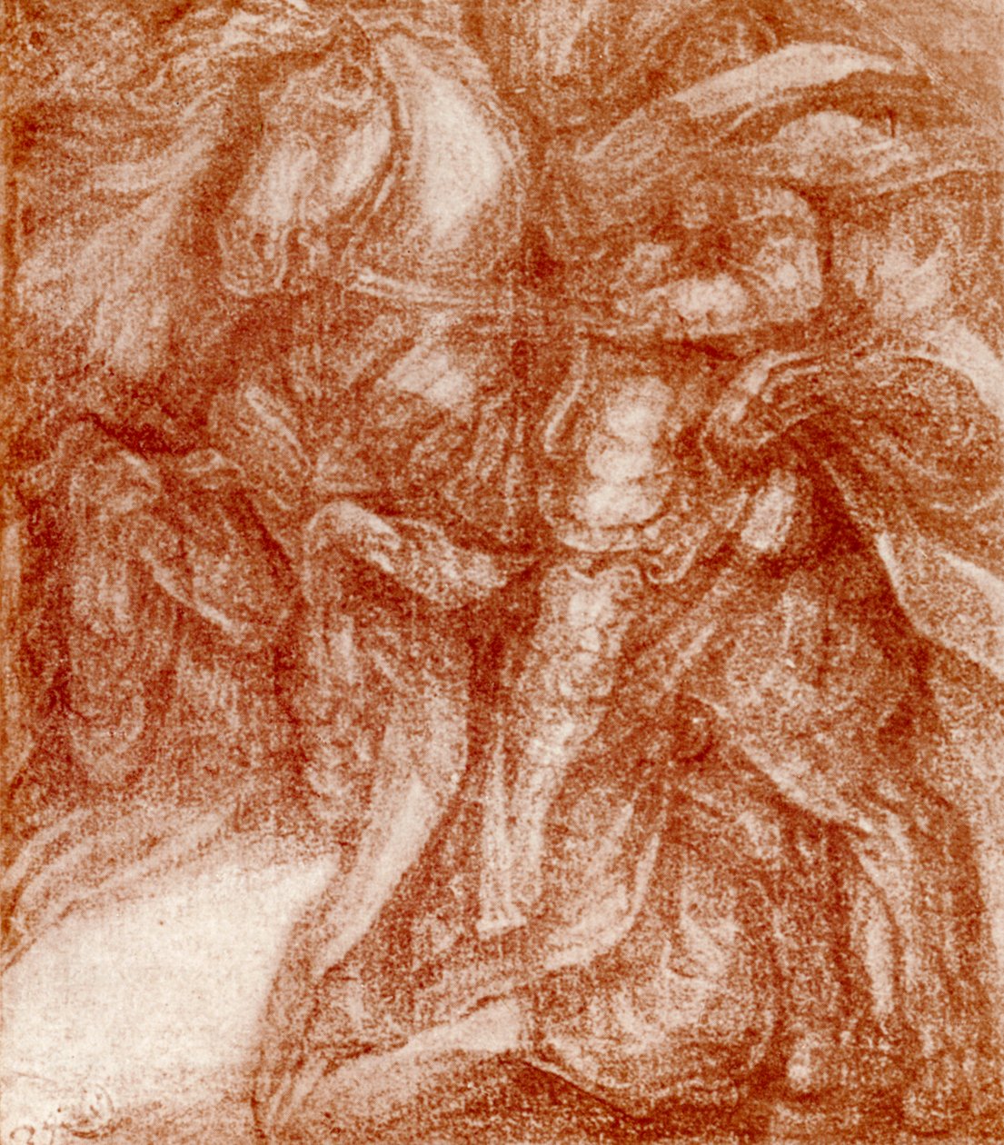 Leonardo De Vinci tanulmánya egy lovagról, 1913 alkotó: Leonardo da Vinci