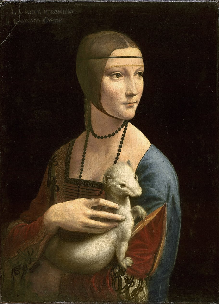 Hölgy a hermelinnel (Cecilia Gallerani) alkotó: Leonardo da Vinci