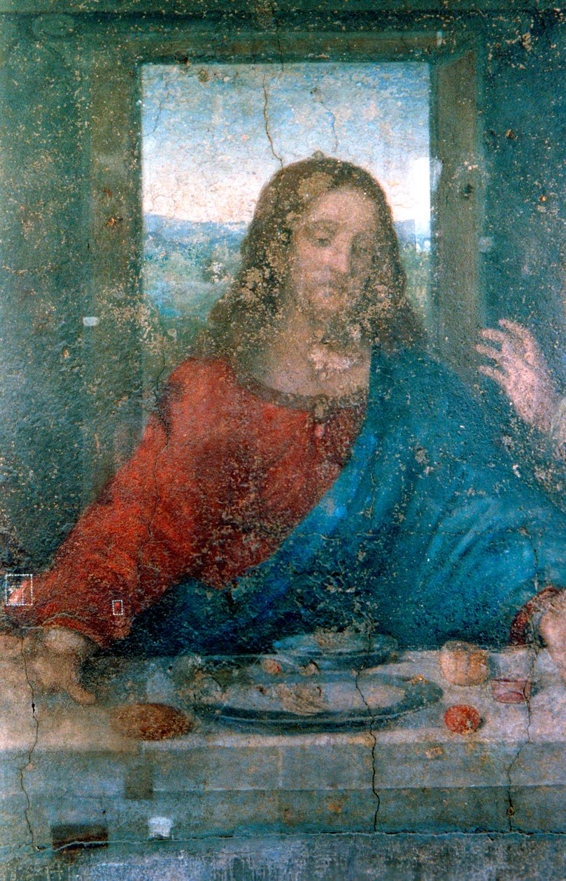 Az utolsó vacsora, Részlet, 1495-1498 alkotó: Leonardo da Vinci