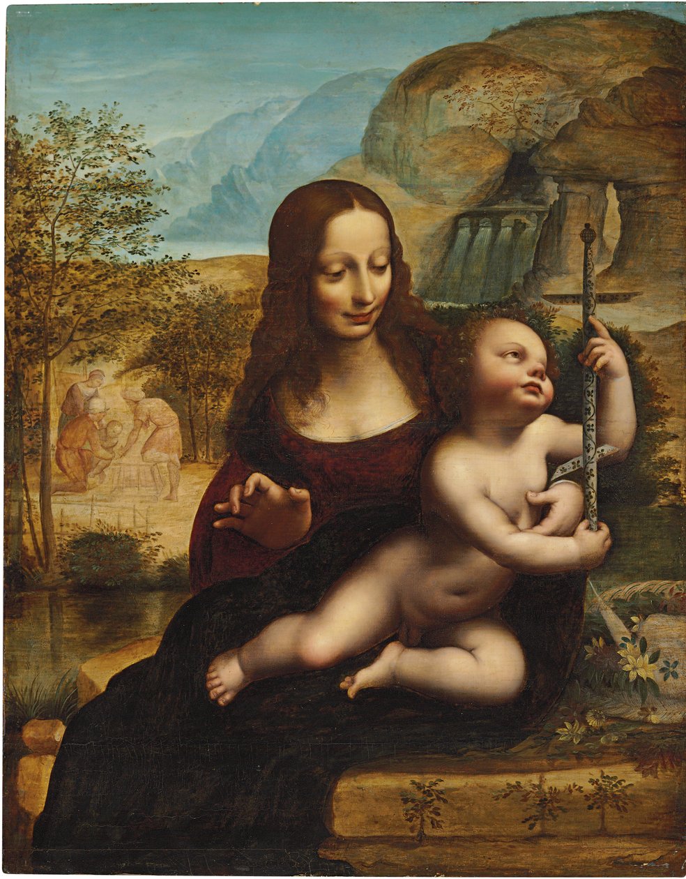 A Fonalfúvó Madonnája alkotó: Leonardo da Vinci