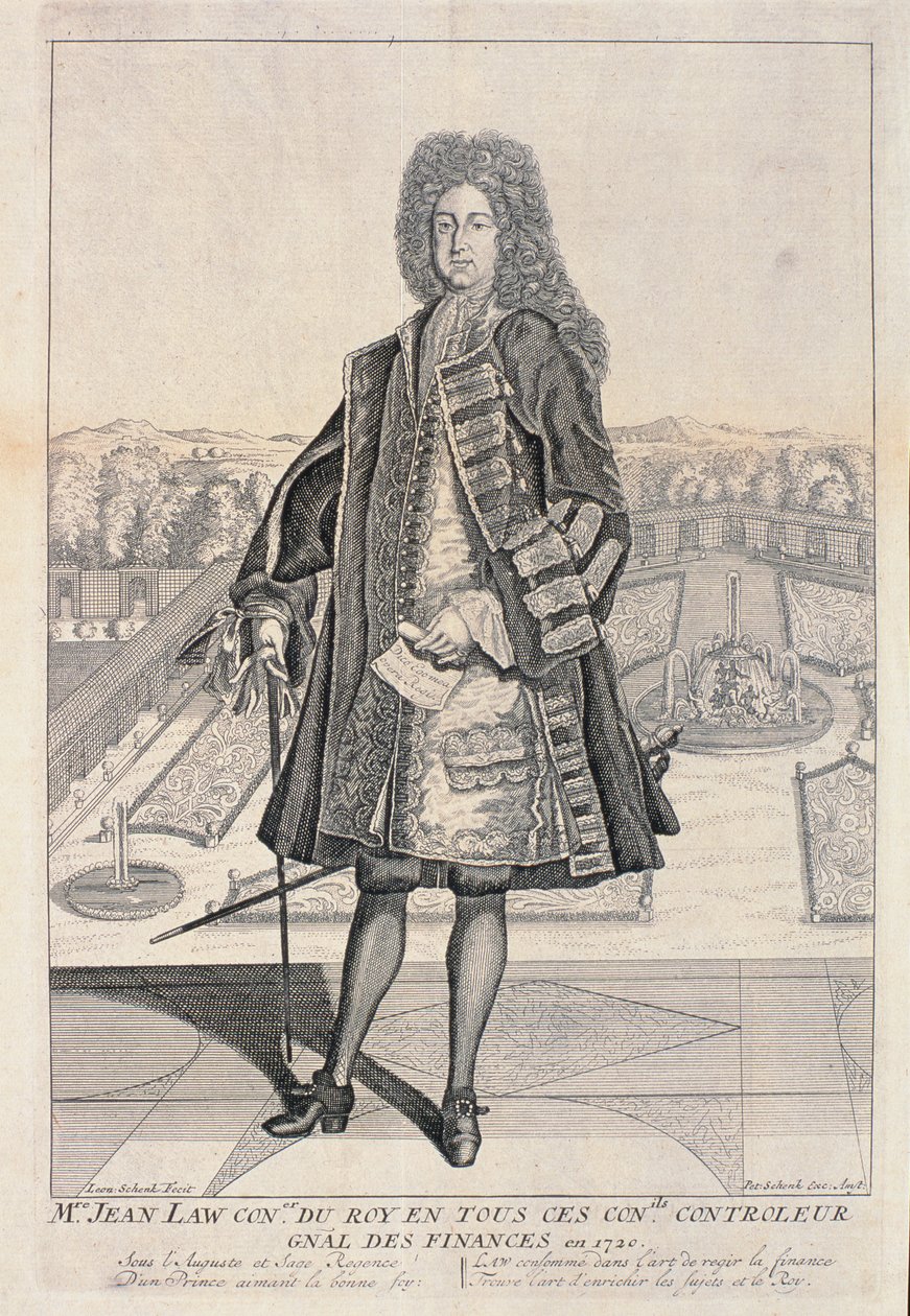 John Law (1671-1729) Lauristonból alkotó: Leonardus Schenk