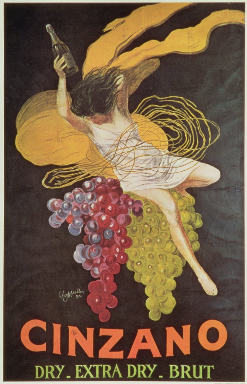 A "Cinzano" reklámplakátja, 1920 alkotó: Leonetto Cappiello