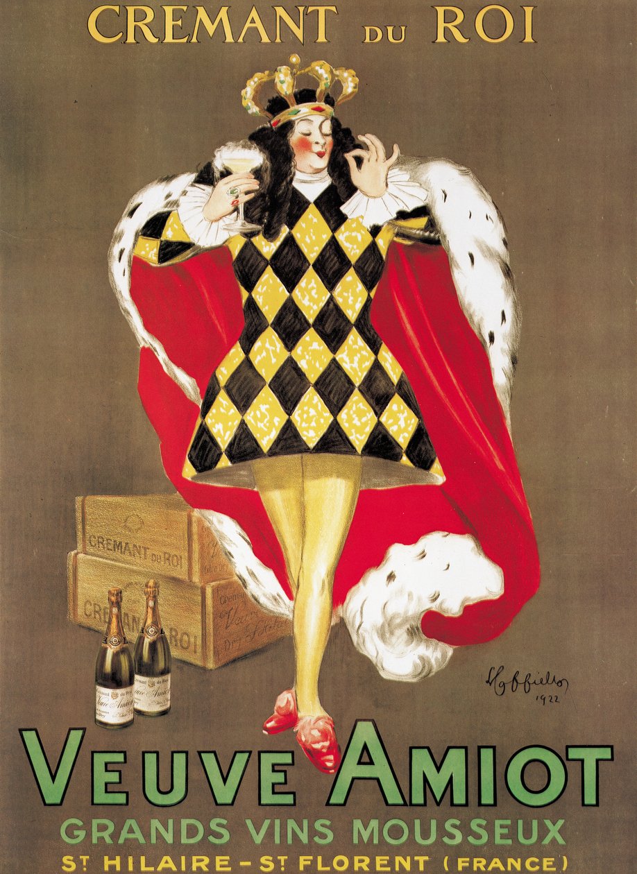 „Veuve Amiot” pezsgőt reklámozó plakát, 1922 alkotó: Leonetto Cappiello