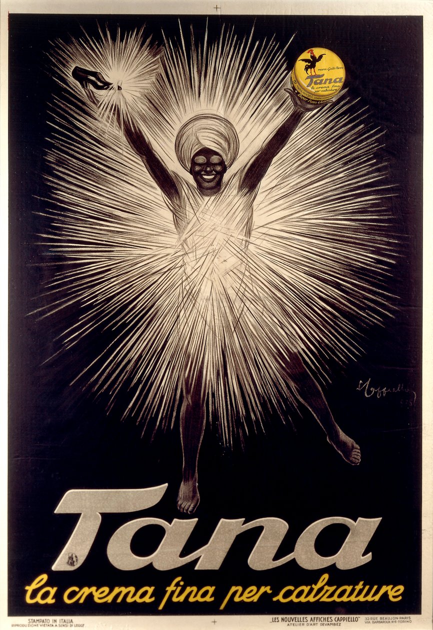 Leonetto Cappiello Tana cipőkrém reklámja, plakát alkotó: Leonetto Cappiello