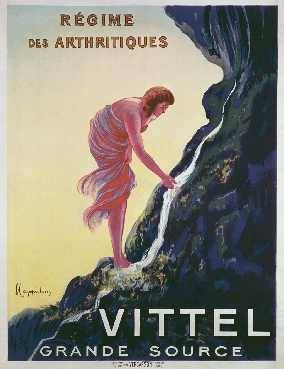 A Vittel Grande Source reklámja, 1911 alkotó: Leonetto Cappiello