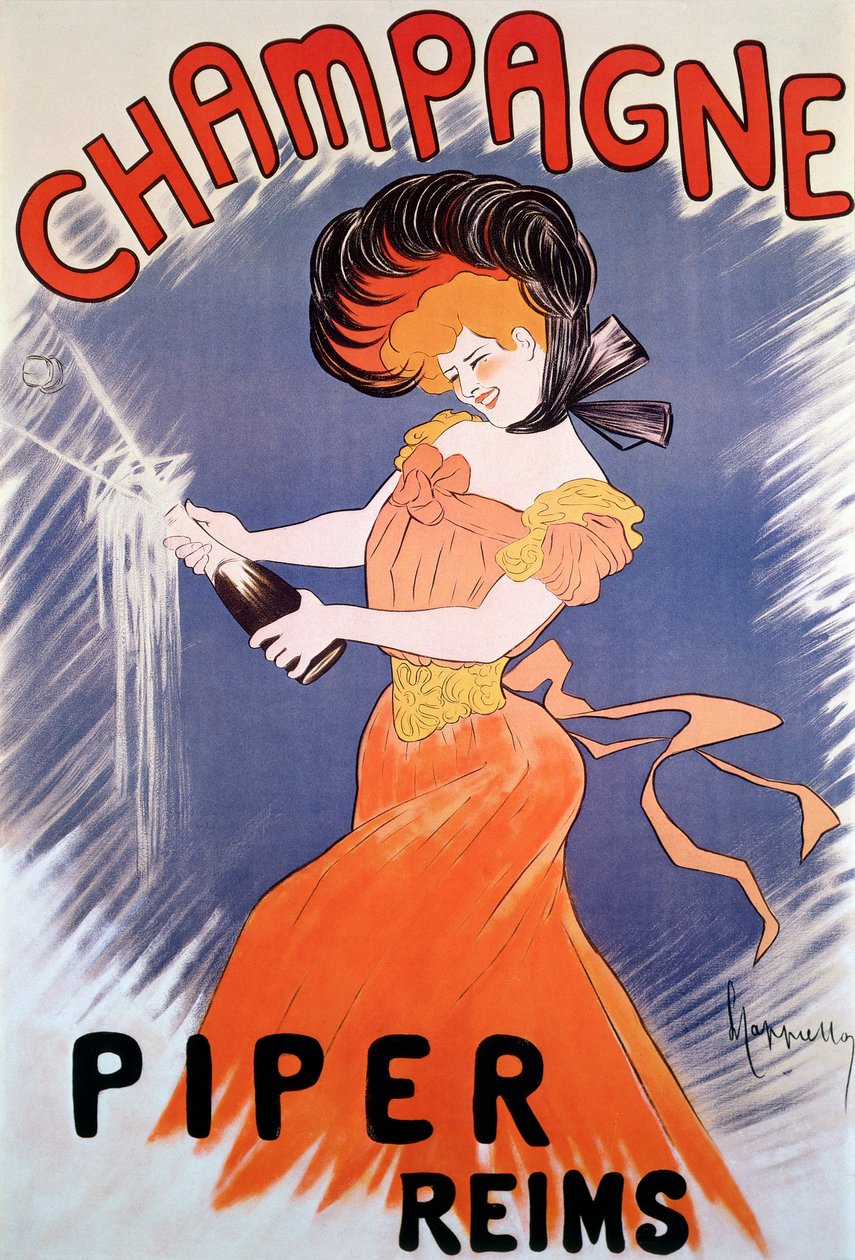 Piper Champagne reklámplakátja, 20. század alkotó: Leonetto Cappiello
