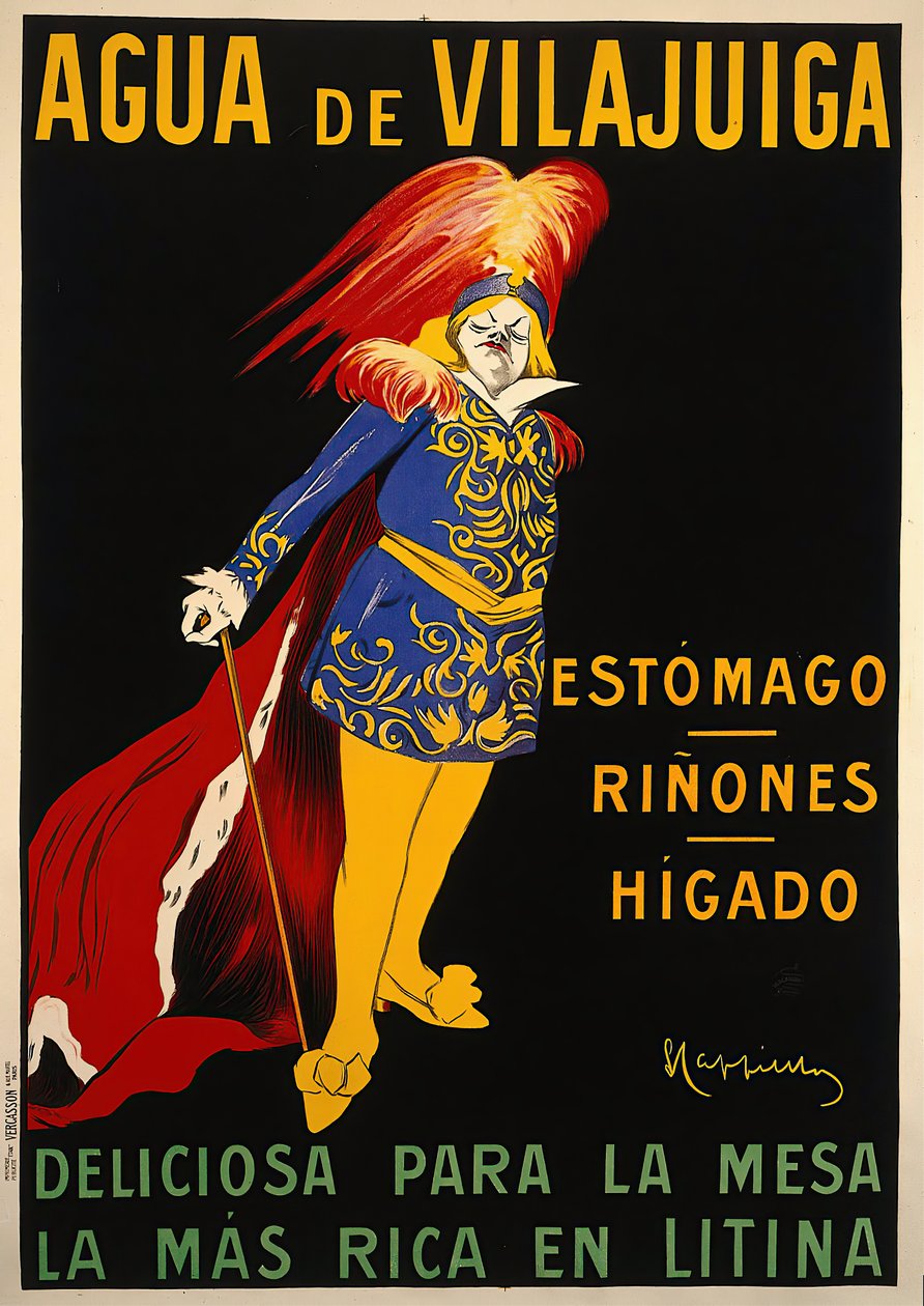 Agua de Vilajuïga, c. 1912. alkotó: Leonetto Cappiello