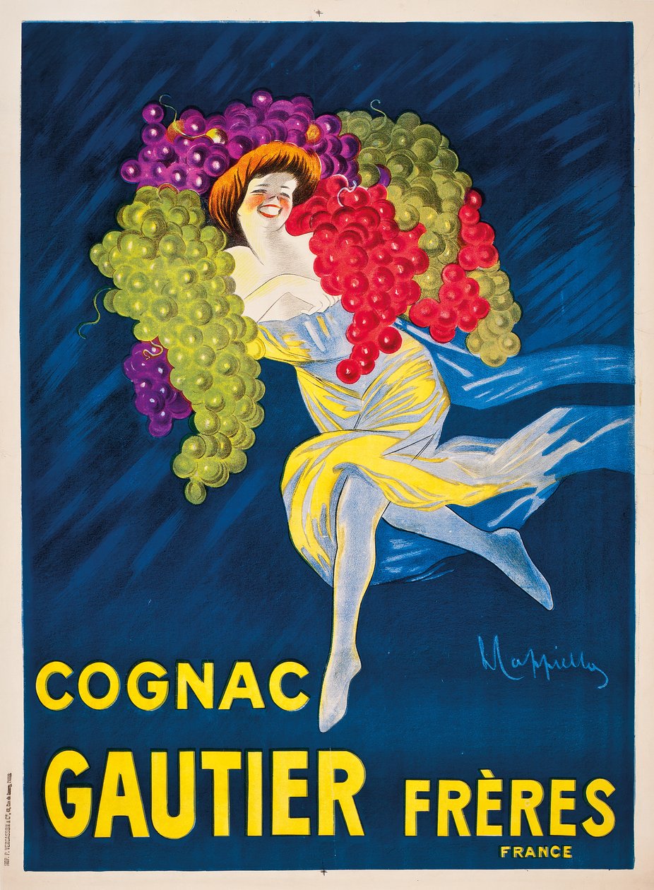 A Gautier Freres konyak reklámplakátja, 1907 alkotó: Leonetto Cappiello