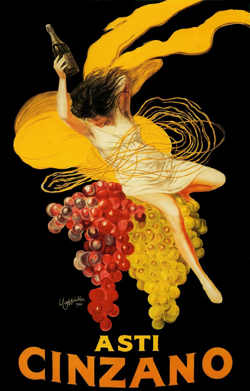 Asti Cinzano, 1910. alkotó: Leonetto Cappiello