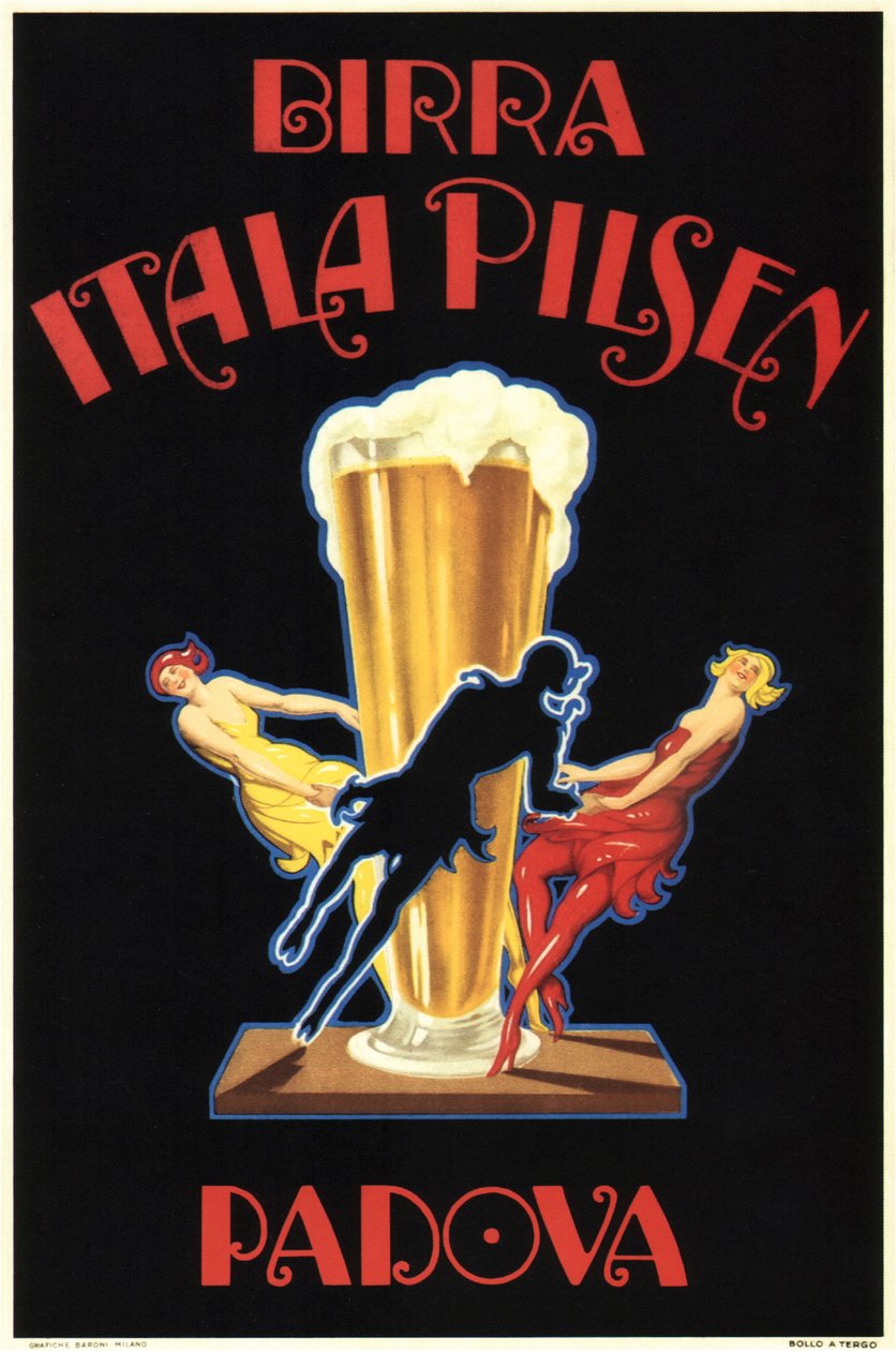 Birra Itala Pilsen (plakát) alkotó: Leonetto Cappiello