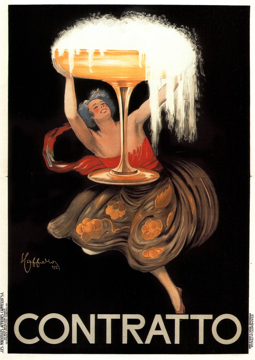 Szerződés (plakát) alkotó: Leonetto Cappiello