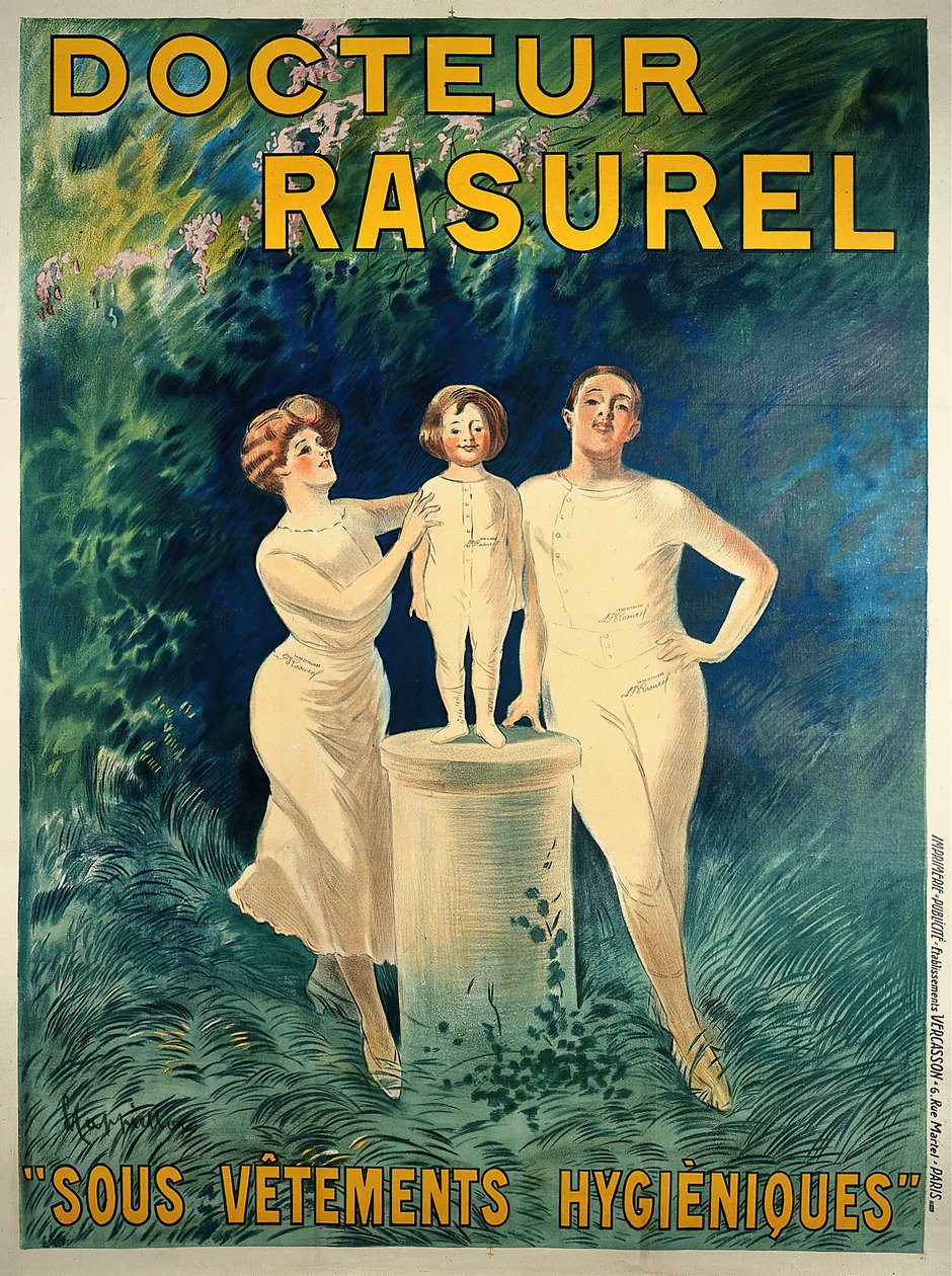 Doktor Rasurel: Higiénikus alsóneműk Doktor Rasurel: Higiénikus alsóneműk, c. 1911. alkotó: Leonetto Cappiello